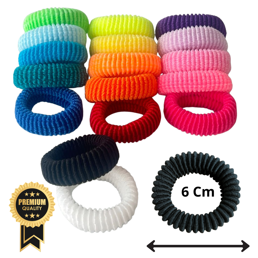 Rabicó Xuxão para Cabelo 24/50/100 Peças – Elástico Resistente e Confortável | Rabico Delta