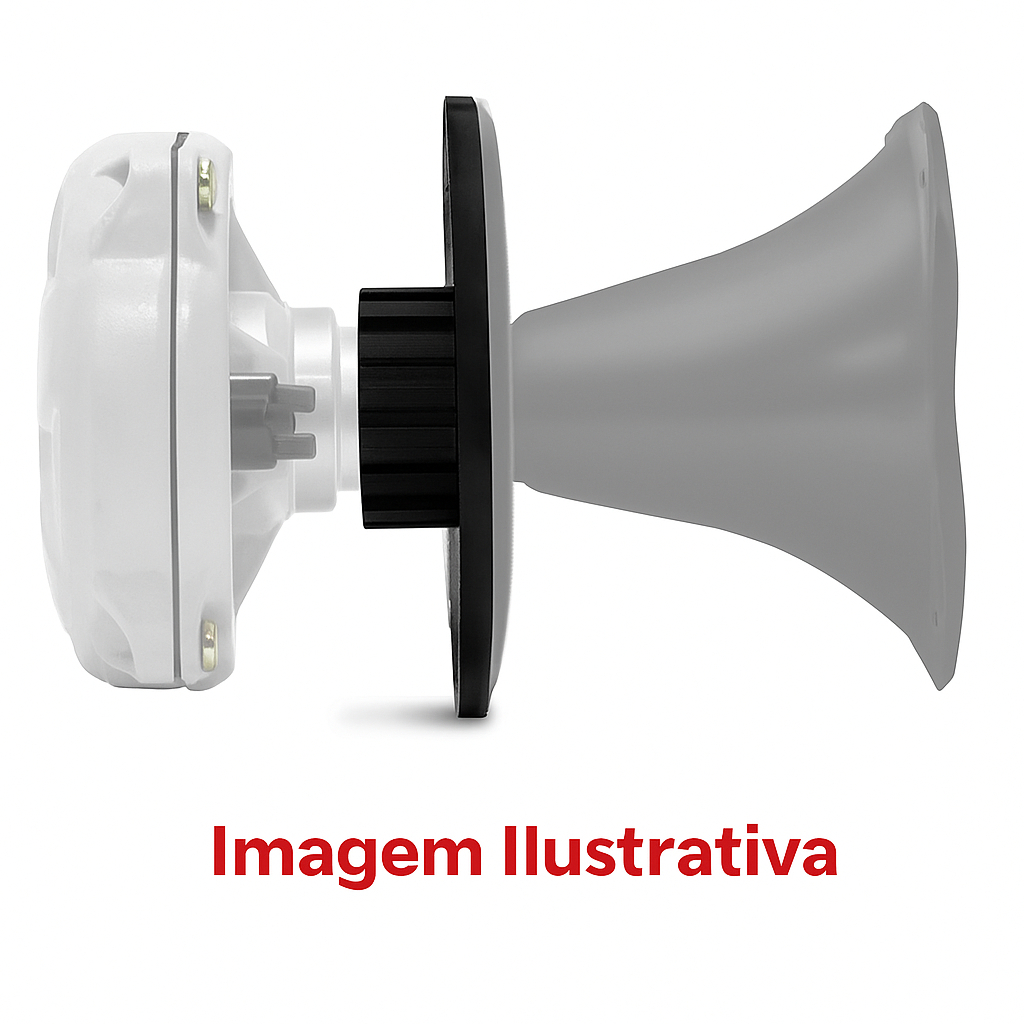 Adaptador de Rosca para Driver de 1 Polegada ABS Corneta Jarrão D305 D405 D405 Trio Som Automotivo