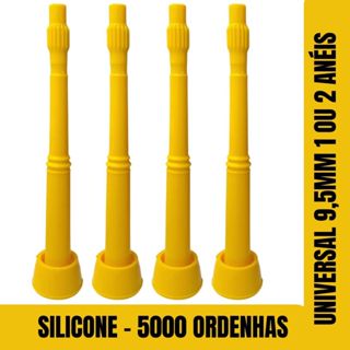 Kit 4 Teteiras Silicone Insuflador Ordenha Universal 9,5mm 1 E 2 Anéis 5000 Ordenhas Silverubber Flexível em Oferta na Shopee