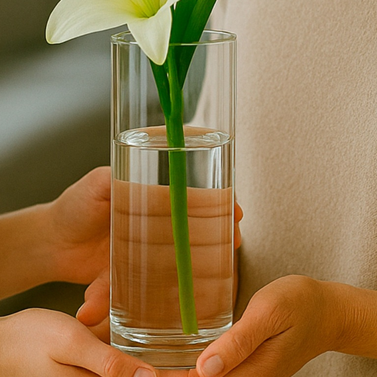 Vaso Vidro Boca 10 Cilindro Tubo Casamento Mesa Adorno Bambu Porta Rolha Decorativo Clean em Oferta na Shopee