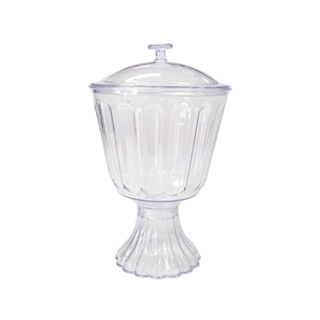 1~5 TAÇA CONFEITEIRO COM TAMPA 1.250ML – ACRÍLICO TRANSPARENTE em Oferta na Shopee