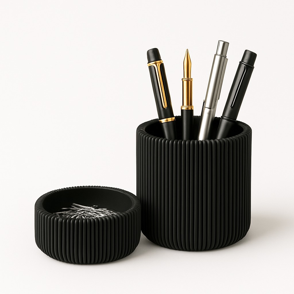 Porta Canetas + Porta Objetos Pequenos Minimalista Moderno