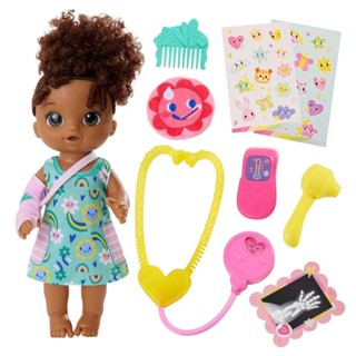 Baby Alive Negra Bella Hora da Consulta Hasbro F7537 - Boneca Bebê Com Acessórios em Oferta na Shopee
