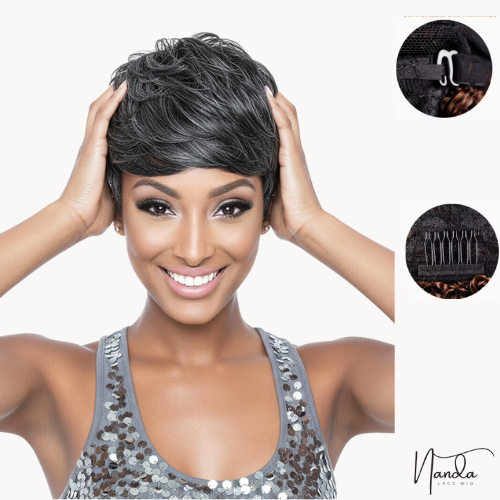 Peruca Grisalha Curta - Comprar com Melhor Preço em Anéis