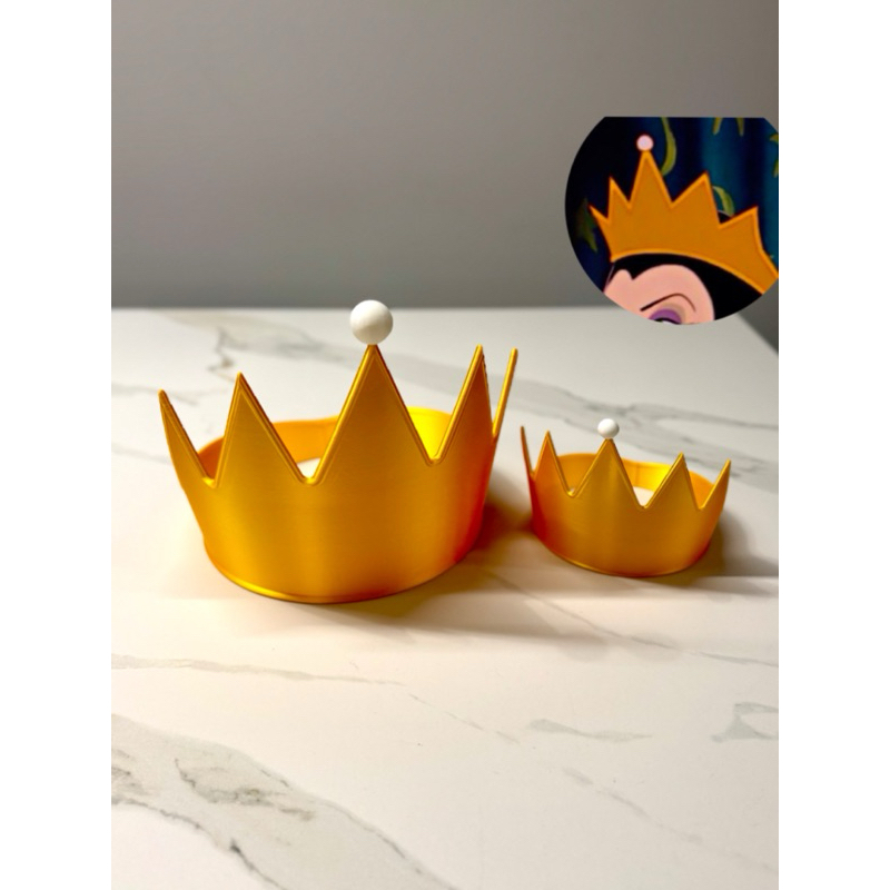Acessório Cosplay Coroa da Rainha Má Branca de Neve - Coroa Rainha Má – Cosplay / Fantasia – 15cm e 20cm