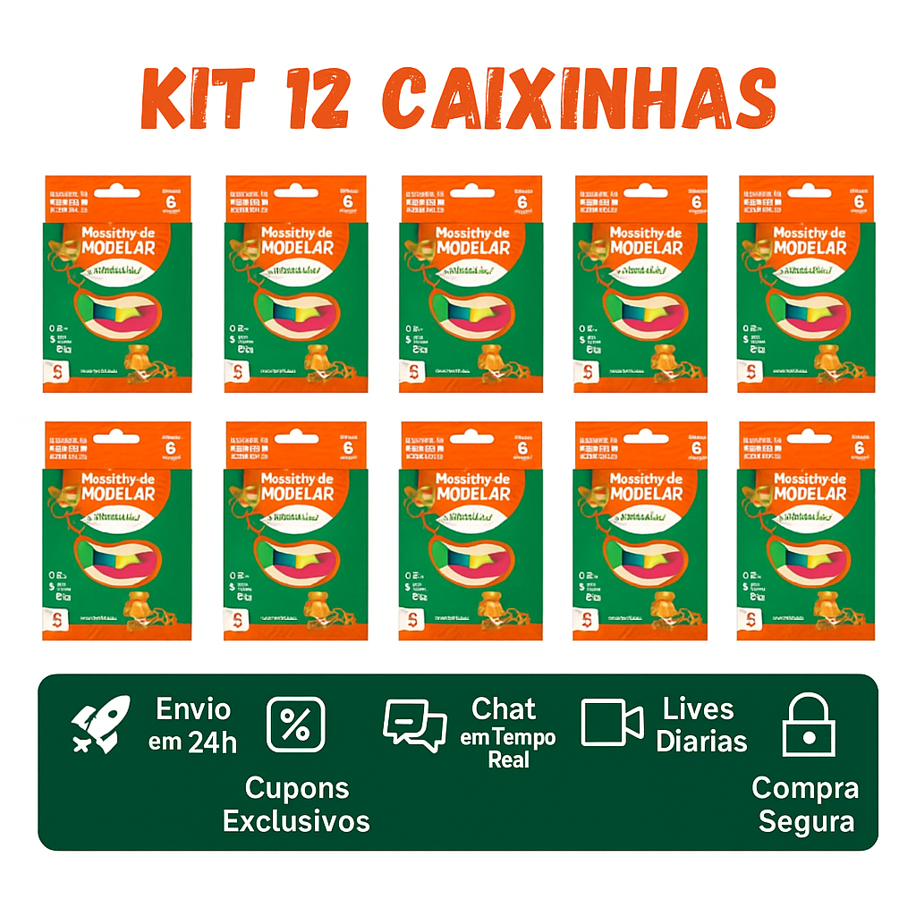 Kit Massinha de Modelar 90g  6 Cores  Kit com 12 caixinhas com 6 UnidadesLeonora