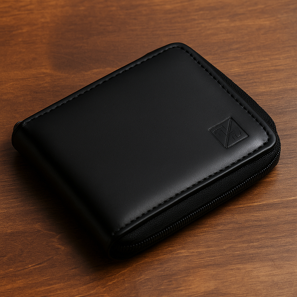 Carteira Masculina Couro Legitimo Grande com Fecho de Zíper Porta Moedas RG e Porta Notas em Oferta na Shopee