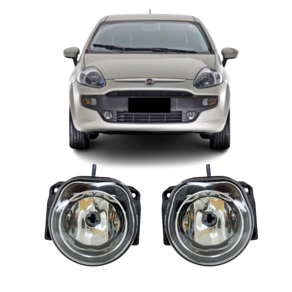 Farol De Milha Neblina Fiat Punto 2011 2012 2013 2014 2015 2016 em Oferta na Shopee
