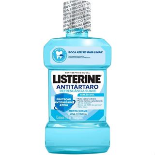 Enxaguante Bucal Listerine Antitártaro Sem Álcool 250mL em Oferta na Shopee