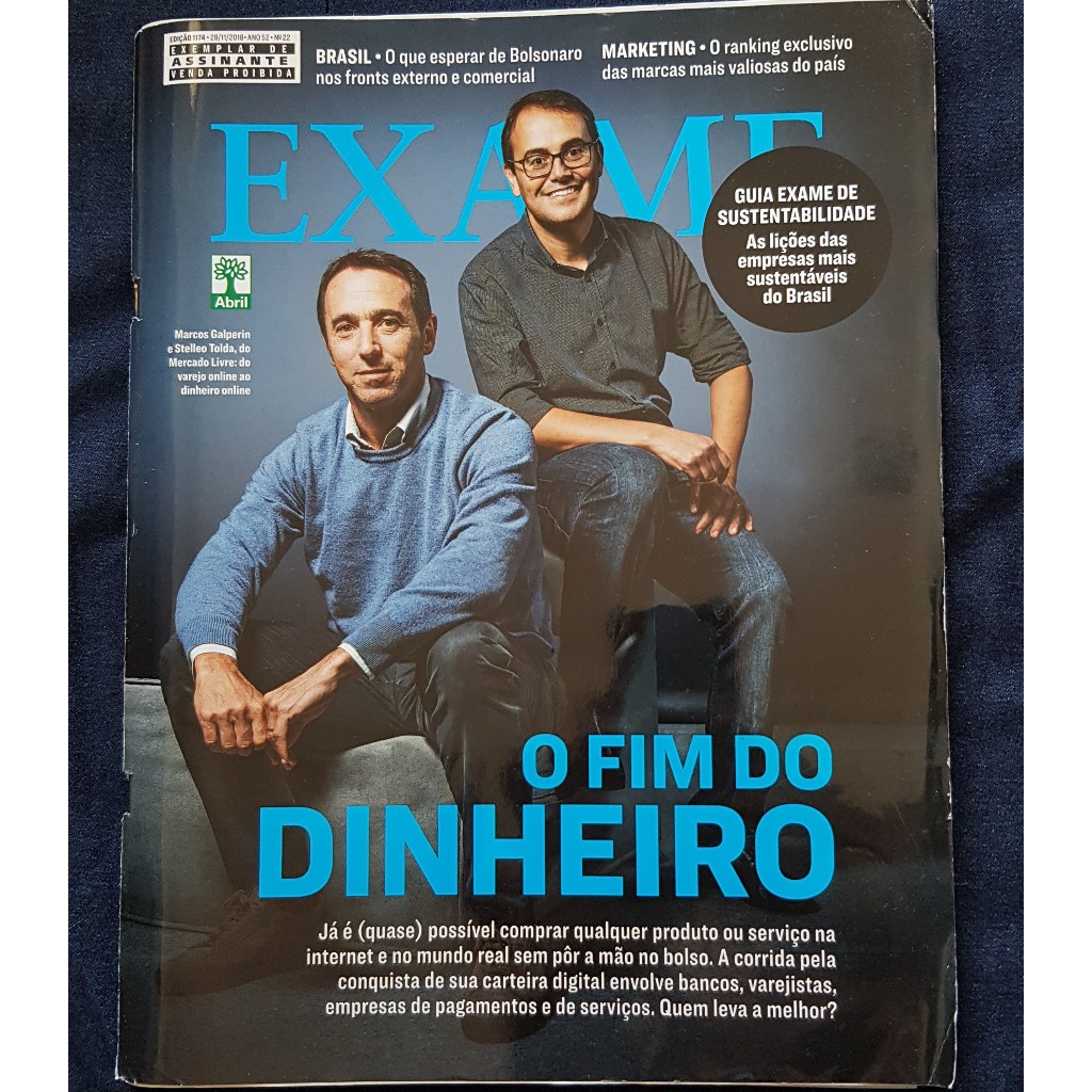 Revista EXAME - O FIM DO DINHEIRO - #1174 (Usada)