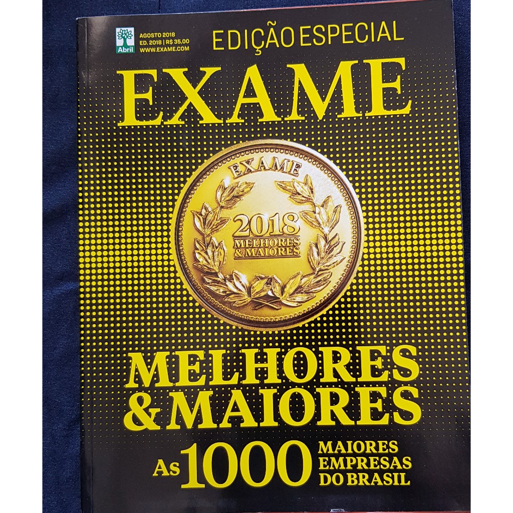Revista EXAME - MELHORES E MAIORES - AS 1000 MAIORES EMPRESAS DO BRASIL - #2018 (Usada)