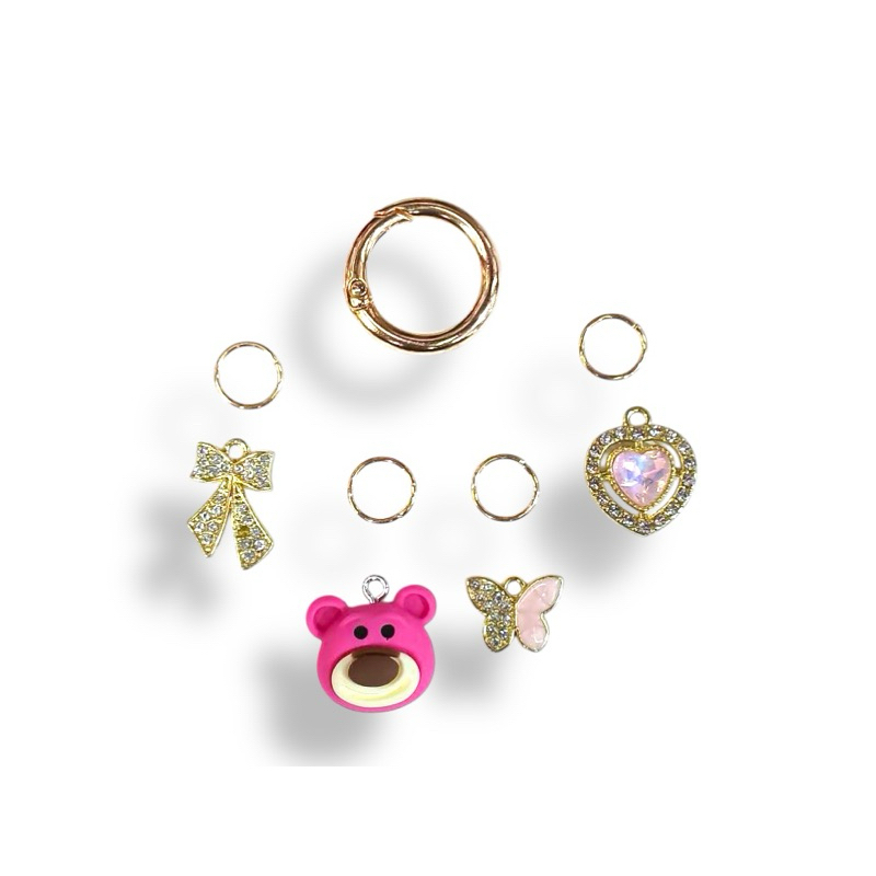 Chaveiros para gloss Lip bunny lip honey lip Love fran em Oferta na Shopee