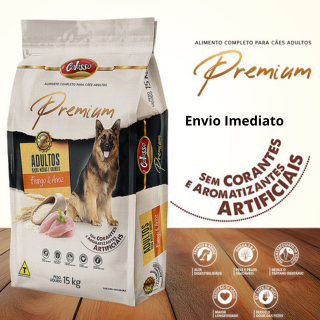 Ração Premium Caes Racas Medias a Grandes Racao Colosso Frango Arroz 15kg