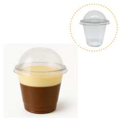 KIT 50~300 Mini Copinho brigadeiro 25 ml PET Flip