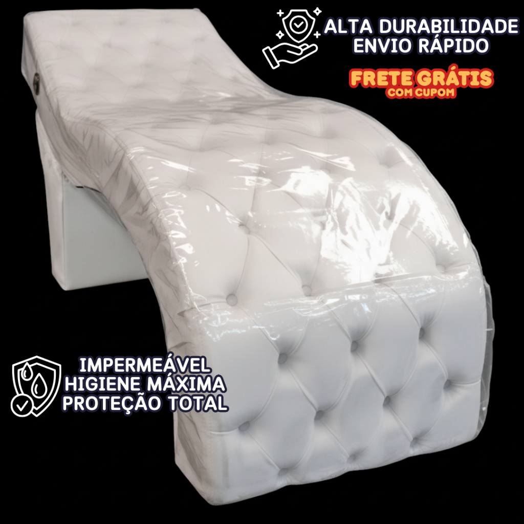 Capa Maca Estetica Capitone Cristal Grosso – 2 Metros. Reforçada. Uso Profissional. em Oferta na Shopee