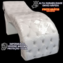 Capa Maca Estetica Capitone Cristal Grosso – 2 Metros. Reforçada. Uso Profissional.