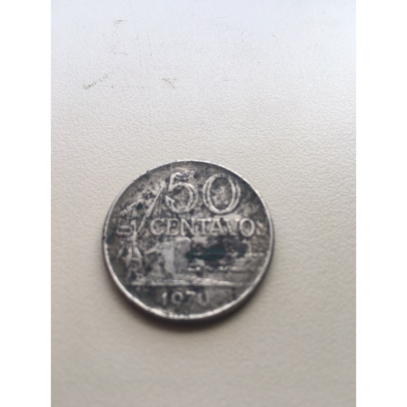 Moeda antiga 50 centavos 1970 - Portugal
