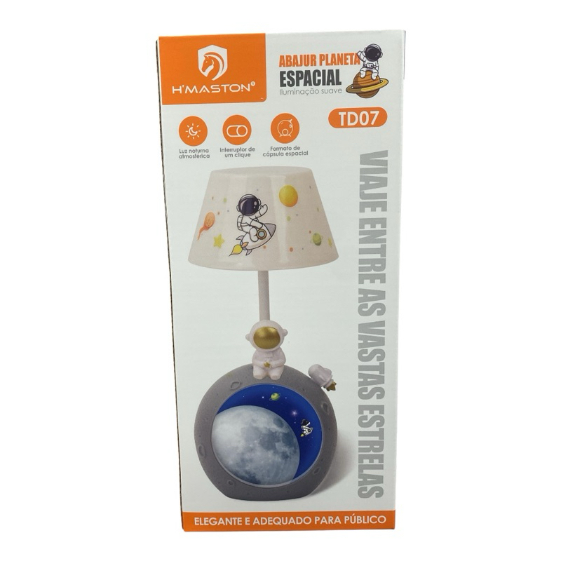 Luminaria De Mesa H’maston TD07 Recarregavel