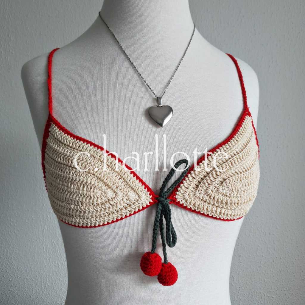 Biquíni Melissa em crochê em Oferta na Shopee