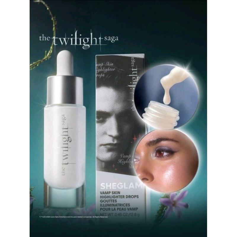 Vamp Skin Iluminador - The Twilight Saga ( Saga Crepúsculo) Sheglam ● Edição limitada
