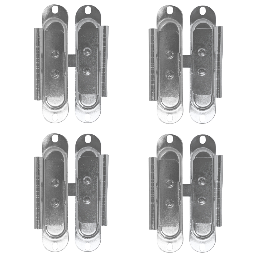 Kit 4 Fecho de Janela de Correr Trinco Para Janela Veneziana com Suporte Para Cadeado