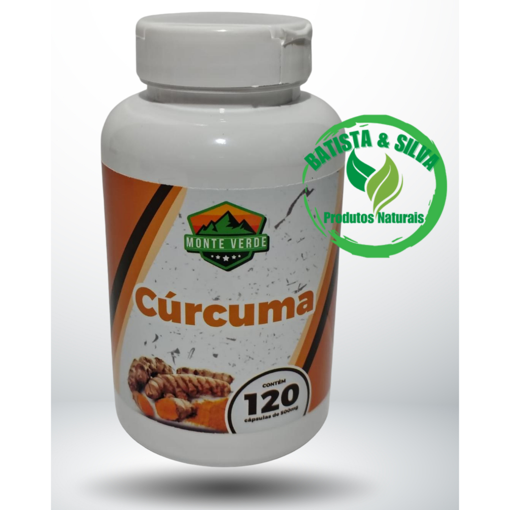 Suplemento Alimentar - CÚRCUMA 120 Capsulas de 500mg