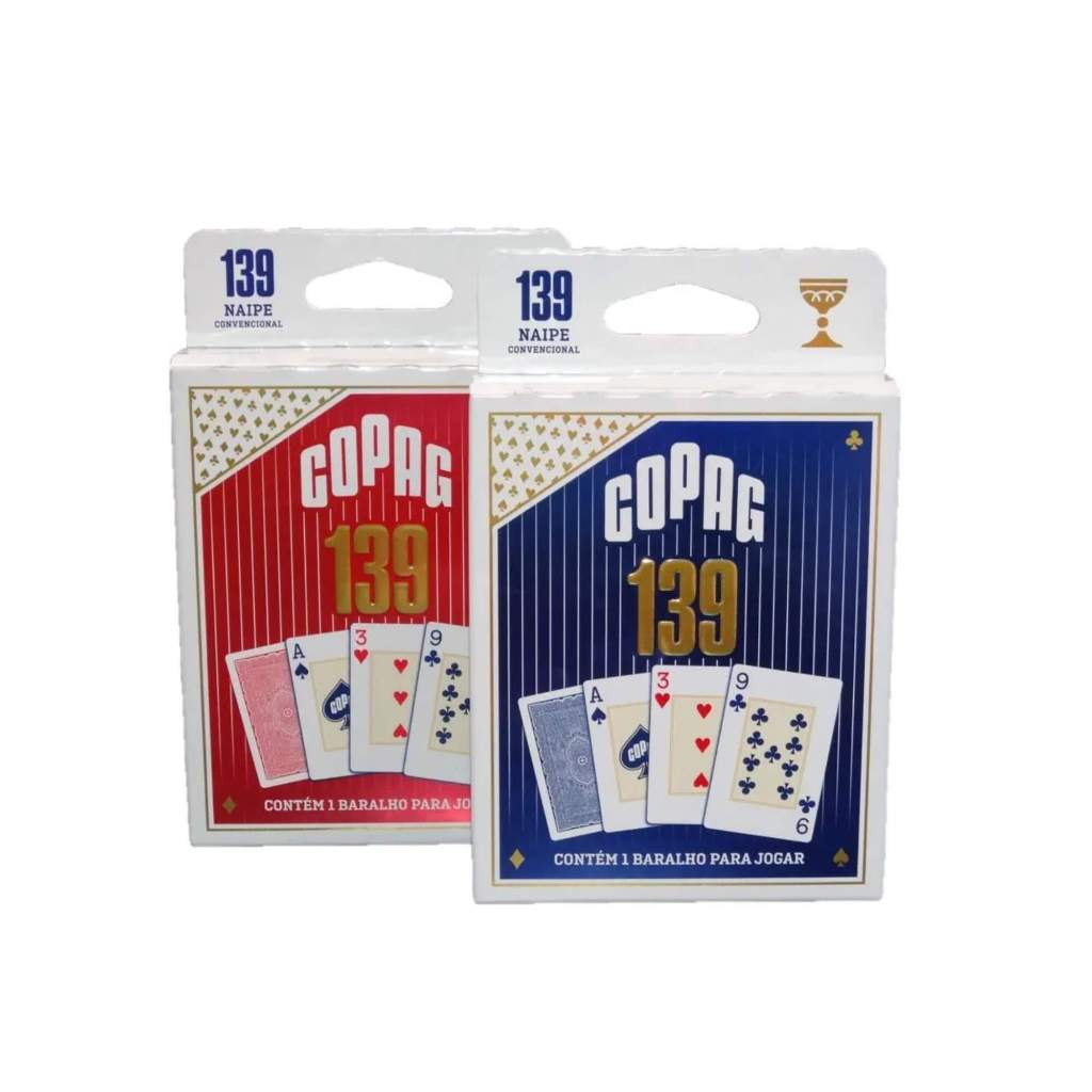 Kit 2 Baralhos 139 Tradicional 108 Cartas Naipe Convencional - Copag 93048 em Oferta na Shopee