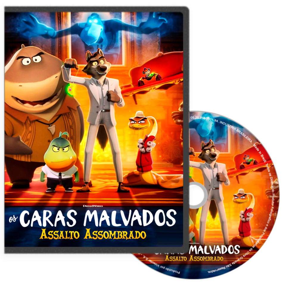 DVD - Os Caras Malvados: Assalto Assombrado (2024) (Dublado)