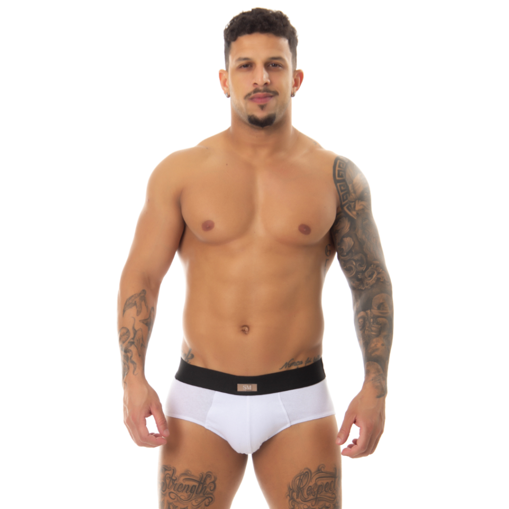 Cuecas Masculina Adulto Slip Fofo Divertido Cores Simples Cintura Média Algodão Costura Reforçada. em Oferta na Shopee
