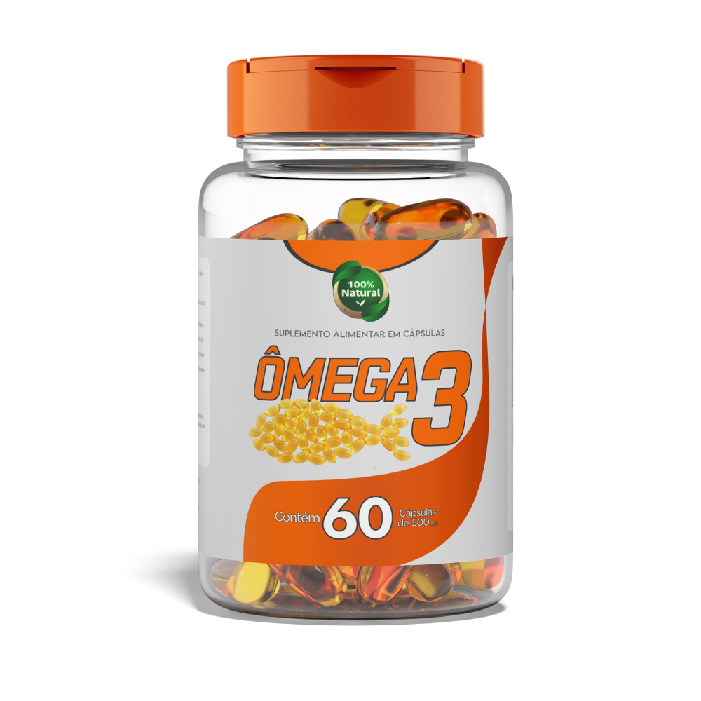Ômega 3 500mg – 60 Cápsulas | Suplemento Natural para Uso Diário natural