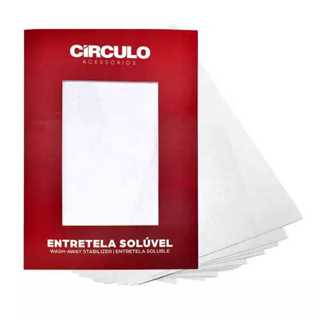 Folha Entretela Adesiva Solúvel A4 - hidrossolúvel e colante para bordado em Oferta na Shopee