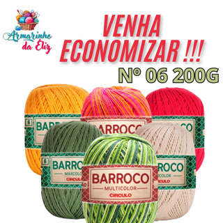 Barbante Barroco Nº 06 200g Circulo em Oferta na Shopee