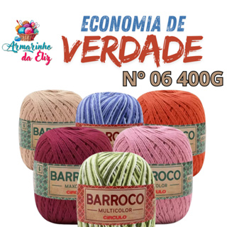 Barbante Barroco Nº 06 400g Circulo em Oferta na Shopee