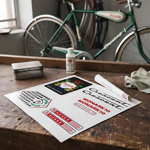 Adesivos Crescent Bicicleta Monark 10 Raridade 1977 Bike