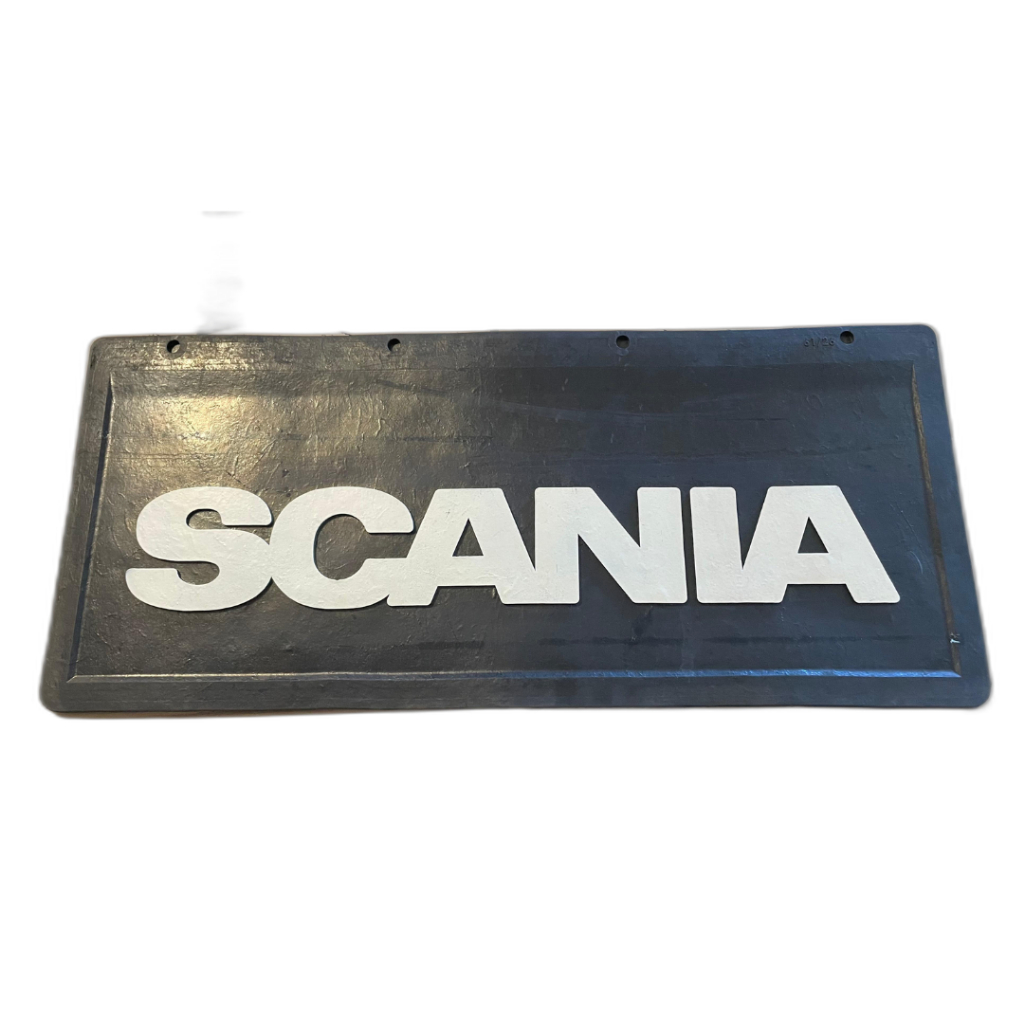 Parabarro Traseiro Caminhão Scania Série 5 61x26cm Apara Barro Borracha Lameira Lameirão Cabine S5 em Oferta na Shopee