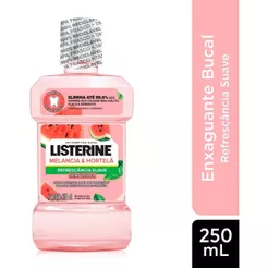 Enxaguante Bucal Listerine Melancia & Hortelã Sem Álcool 250ml