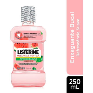 Enxaguante Bucal Listerine Melancia & Hortelã Sem Álcool 250ml em Oferta na Shopee