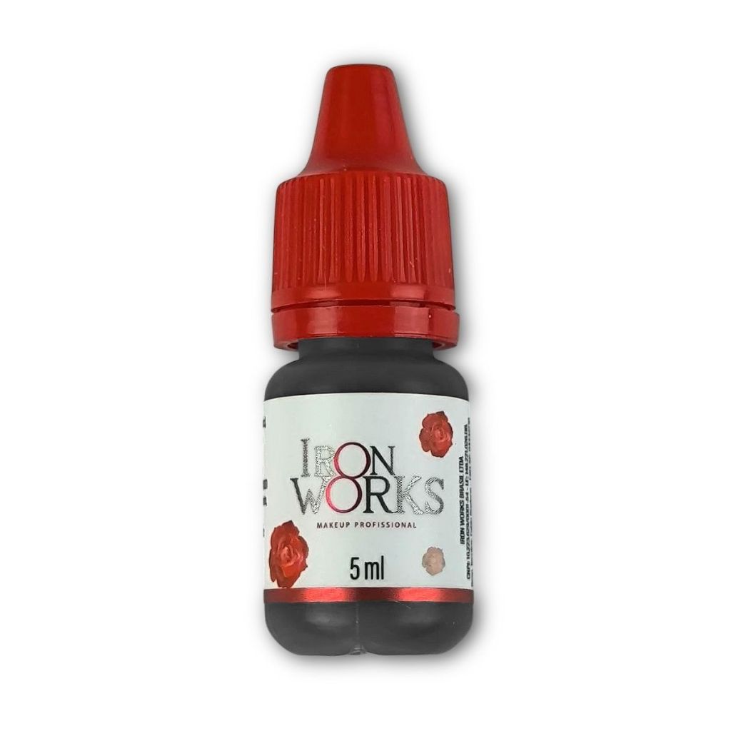 Tinta P/ Micropigmentação Iron Works Cor Preto 5ml Delineado