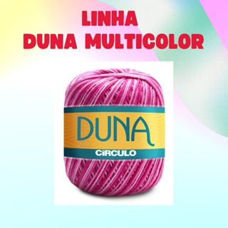 DUNA MULTICOLOR CÍRCULO 100% ALGODÃO - 100g em Oferta na Shopee