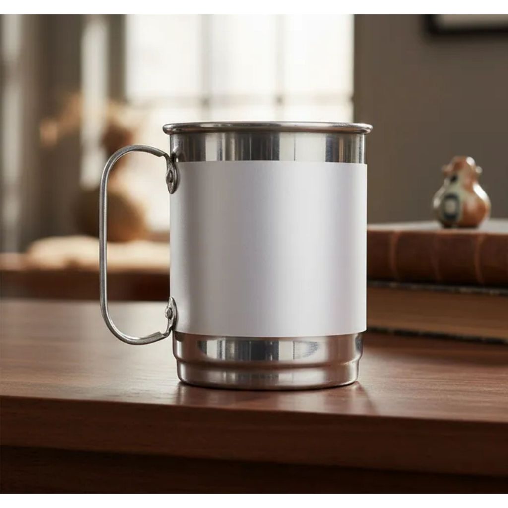 Caneca De Alumínio 500ml Para Sublimação