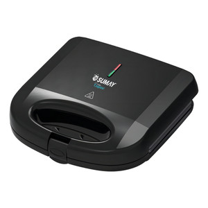 Sanduicheira Grill 2 em 1 Antiaderente Sumay Preto