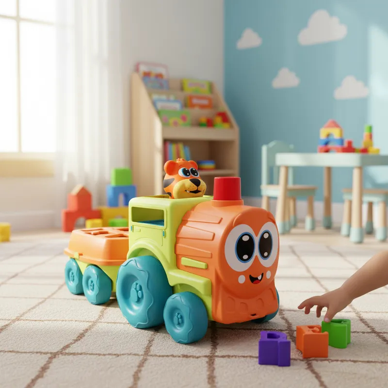 Brinquedo Baby Land Fofilhotes Trenzinho Com Carretinha