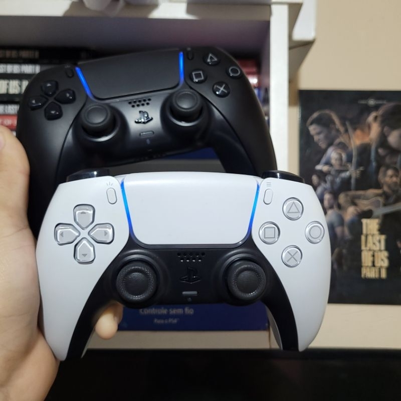 Controle de PS.5 Dual.sense Original (Com Analógicos Hall Effect) (Analógicos Magnéticos) Anti Drift