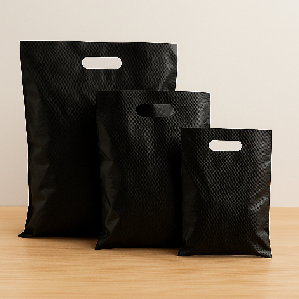 20 Sacola Plástica Premium Boca De Palhaço - Cores e medidas em Oferta na Shopee