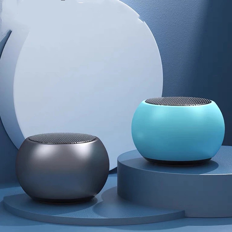 Kit 5 e 10 Mini Caixa De Som Bluetooth 5.0 Tws Metal Mini Speaker Amplificada 3w- C2 - detalhe