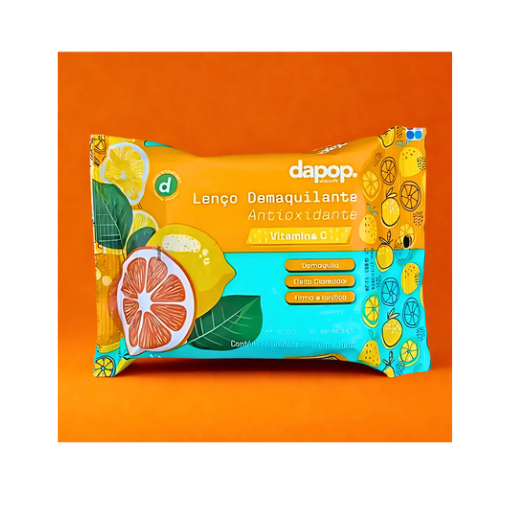 Lenço Demaquilante Vitamina C - Dapop