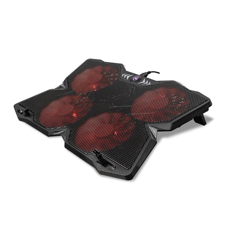 Base Para Notebook Mancer Amnon, RGB, Ate 17 Pol, Preto, MCR-AMNO-BL01