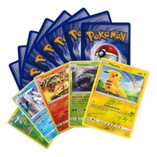 POKÉMON LOTE ATÉ 110 CARTAS 100% ORIGINAL COPAG em Oferta na Shopee
