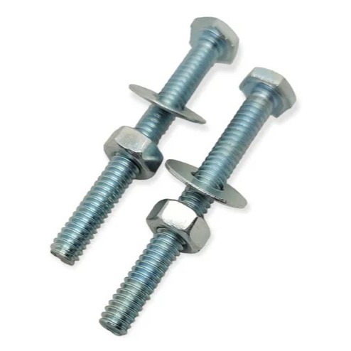 Kit com 50 Parafusos com Porcas e Arruelas – Rosca 1/4 em Oferta na Shopee