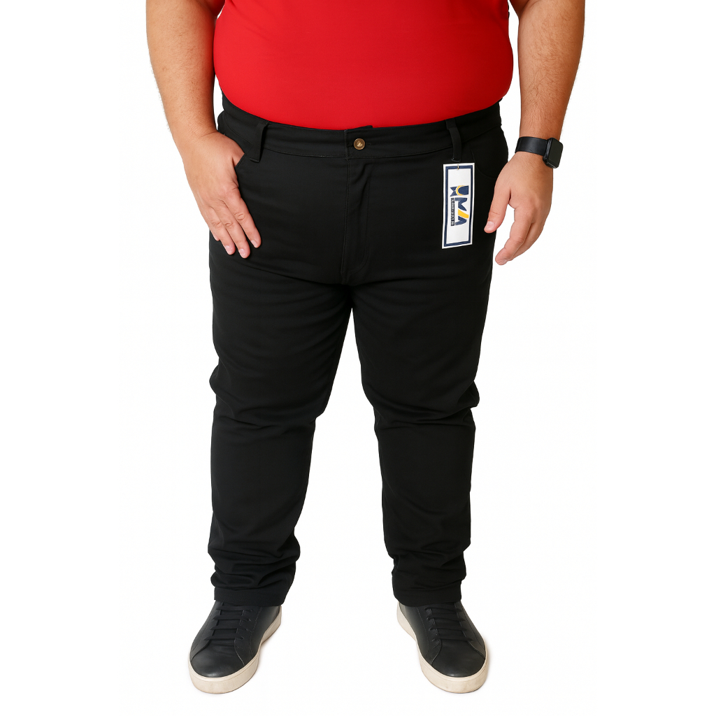Calça Plus Size Masculina Jeans com Elastano Tradicional Barata Confortável